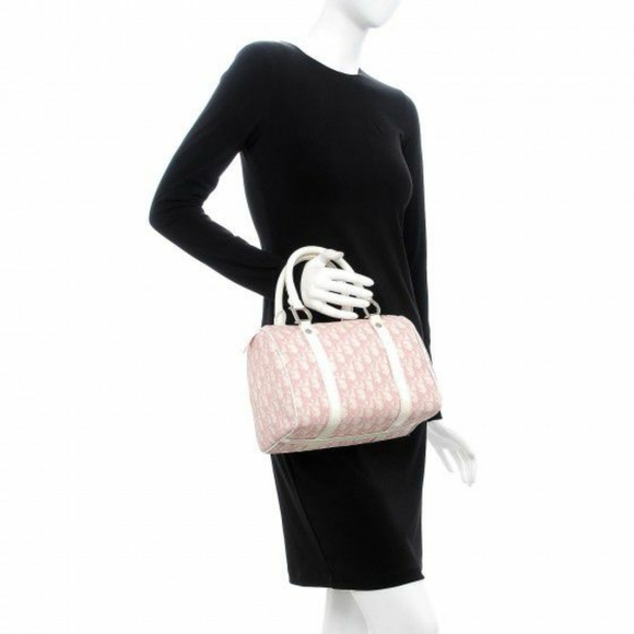 CHRISTIAN DIOR Monogram Boston Bag Pink - Picture 6 of 16